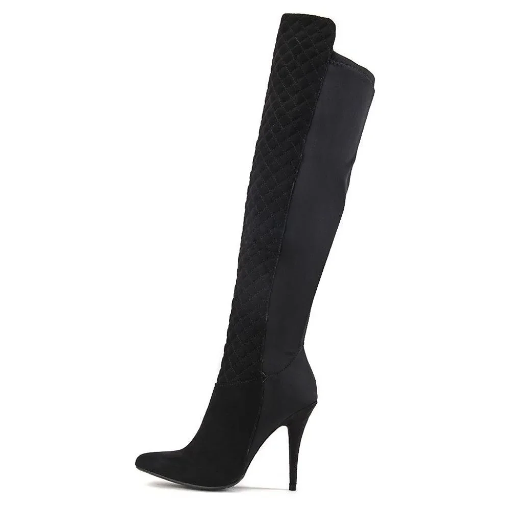 LONESTAR WOMEN'S KNEE-HIGH BOOT – Black